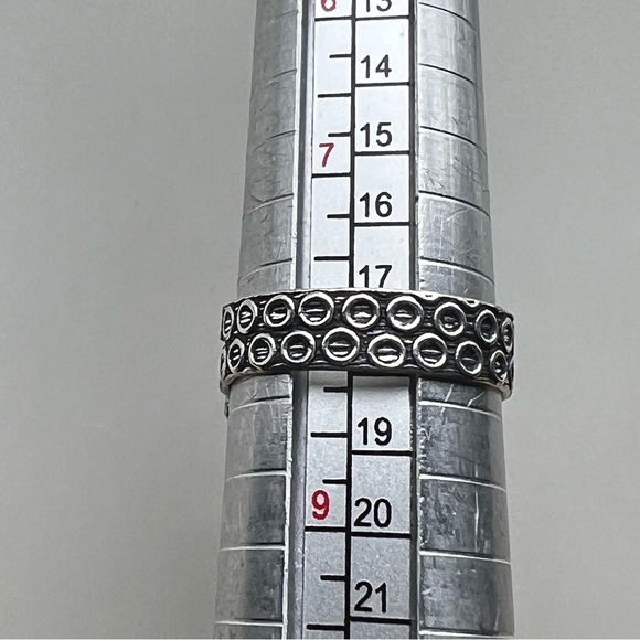 New Purple Charoite Crystal Stone Silver Overlay Ring Size 8 - Picture 5 of 6